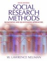 Social Research Methods Quantitative and Qualitative Approaches