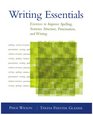 Writing Essentials Exercises to Improve Spelling Sentence Structure Punctuation and Writing