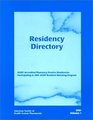 Residency Directory 2001 ASHP Accredited Pharmacy Practice Residencies Participating in 2001 ASHP Resident Matching Program