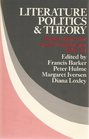 Literature Politics and Theory Papers from the Essex Conference 197684