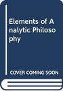 Elements of Analytic Philosophy