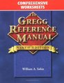 Gregg Reference Manual Comprehensive Worksheets