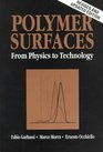 Polymer Surfaces  From Physics to Technology