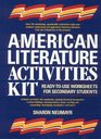 American Literature Activities Kit ReadyToUse Worksheets for Secondary Students
