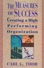 The Measures of Success  Creating a High Performing Organization