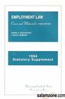 Employment Law Cases and Materials 1994 Statutory Supplement