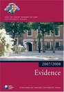 Evidence 20072008 2007 Edition a 2007 ed