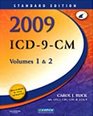2009 ICD9CM Volumes 1  2 Standard Edition with CPT 2009 Standard Edition Package