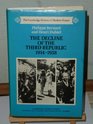 The Decline of the Third Republic 19141938