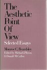 The Aesthetic Point of View Selected Essays