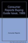 Consumer Reports Buying Guide Issue 1989