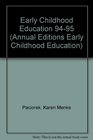 Early Childhood Education 9495