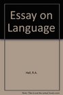 An Essay on Language