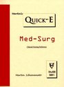 Martin's QuickE MedSurg Clinical Nursing Reference