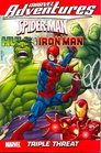 Marvel Adventures SpiderMan Hulk  Iron Man Triple Threat Digest