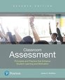 Classroom Assessment Principles and Practice that Enhance Student Learning and Motivation