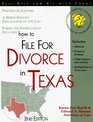 How to File for Divorce in Texas With Forms