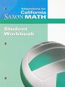 California Saxon Math Adaptations Intermediate 6