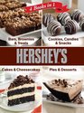 Hershey 4 Cookbooks in 1 Bars Brownies  Treats Cookies Candies  Snacks Cakes  Cheesecakes Pies  Desserts