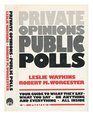 Private Opinions Public Polls