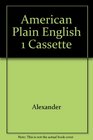 American Plain English 1 Cassette