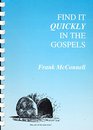 Find it Quickly in the Gospels