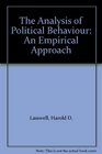 The Analysis of Political Behaviour An Empirical Approach