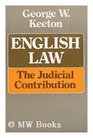 English Law Judicial Contribution