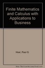 Finite Mathematics and Calculus with Applications to Business
