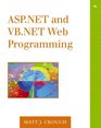 ASPNET and VBNET Web Programming