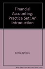 Financial Accounting Practice Set An Introduction