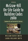 McGrawHill OnSite Guide to Building Codes 2000 Commercial and Residential Sites and Exteriors