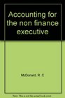 Accounting for the non finance executive