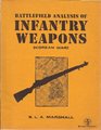 Battlefield analysis of infantry weapons