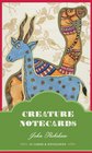 John Robshaw Creature Notecards 16 Cards and Envelopes