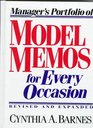 Manager's Portfolio of Model Memos for Occasion