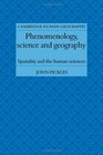 Phenomenology Science and Geography Spatiality and the Human Sciences