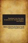 Readings from the Holy Scriptures for Jewish Soldiers and Sailors