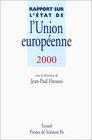 Rapport sur l'tat de l'Union europenne 2000