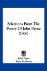 Selections From The Poetry Of John Payne