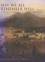 May We All Remember Well A Journal of the History  Cultures of Western North Carolina