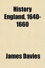 History of England 16401660