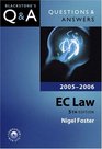 Questions and Answers EC Law 20052006