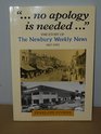 No Apology is Needed Story of the Newbury Weekly News 18671992