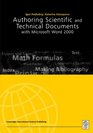Authoring Scientific and Technical Documents with Microsoft Word 2000