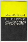 Theory of Unemployment Reconsidered Lectures