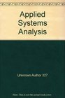 Applied Systems Analysis