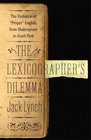 The Lexicographer's Dilemma The Evolution of 'Proper' English from Shakespeare to South Park