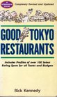 Good Tokyo Restaurants Kodansha Guide