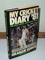 My Cricket Diary 1981